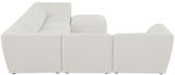 Miramar Cream Modular Sectional from Meridian - Luna Furniture