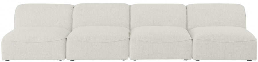 Miramar Cream Modular Sofa from Meridian - Luna Furniture