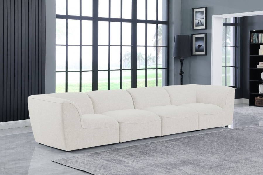 Miramar Cream Modular Sofa from Meridian - Luna Furniture