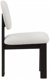 Cream Napa Boucle Fabric Dining Chair, Set of 2 from Meridian - Luna Furniture