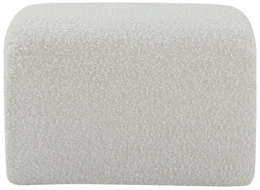 Odelia Cream Boucle Fabric Bench from Meridian - Luna Furniture