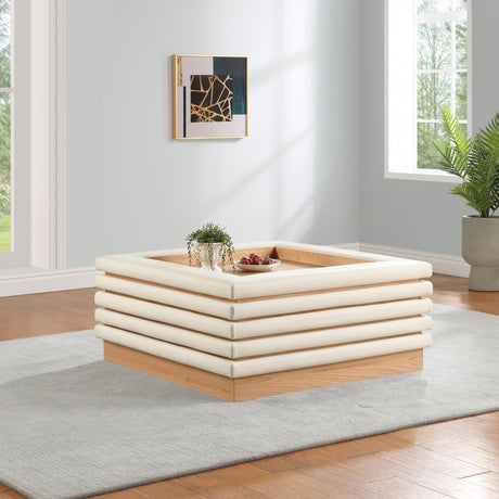 Rory Cream Rory Coffee Table from Meridian - Luna Furniture