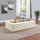 Rory Cream Rory Coffee Table from Meridian - Luna Furniture