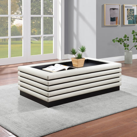 Rory Cream Rory Coffee Table from Meridian - Luna Furniture