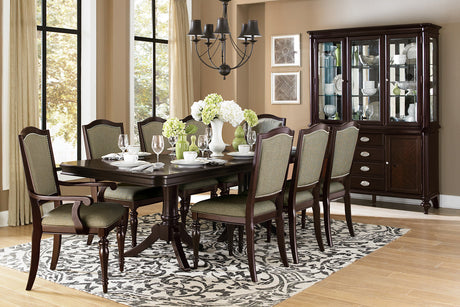 Marston Dark Cherry Extendable Dining Table -  Homelegance - Luna Furniture