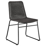 Dacy Brown/Sandy Black Upholstered Dining Chairs, Set of 2 from Coaster - Luna Furniture