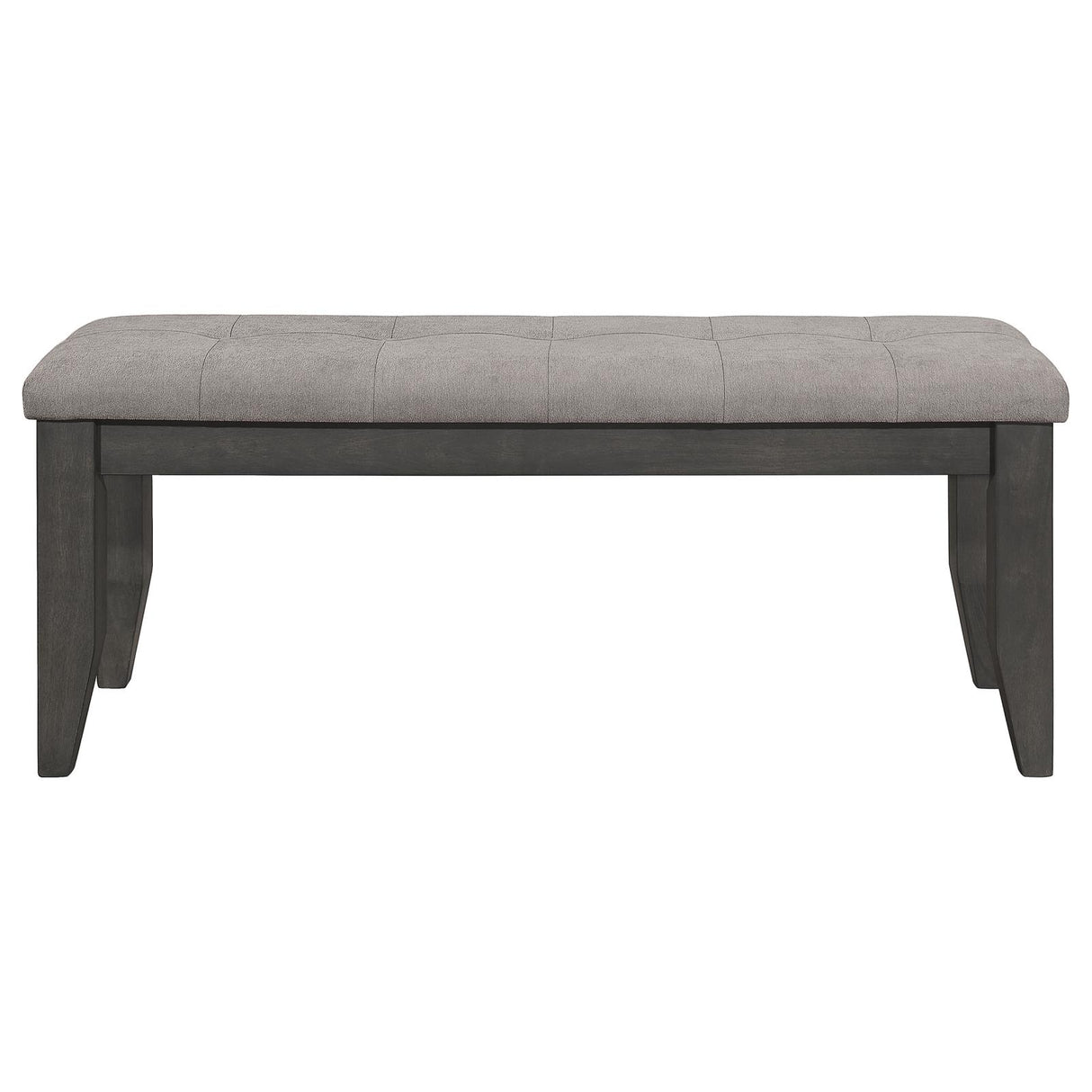 Dalila Gray/Dark Gray Padded Cushion Bench from Coaster - Luna Furniture