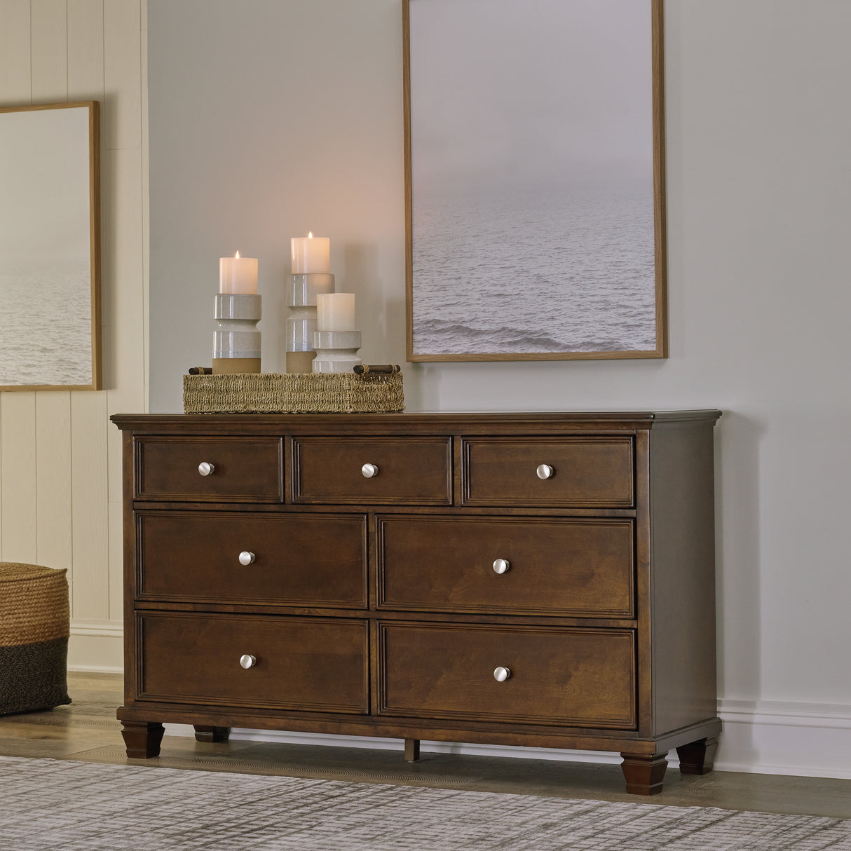 Danabrin Brown Dresser - B685-31 - Luna Furniture