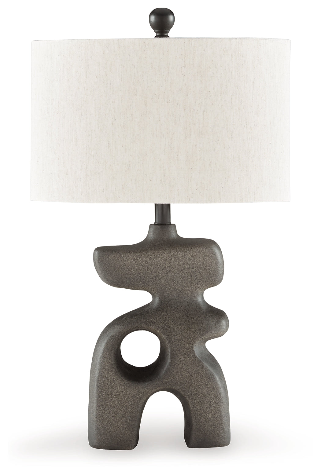 Danacy Distressed Black Table Lamp - L235754 - Luna Furniture