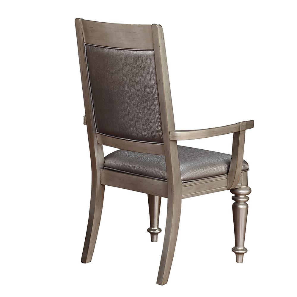 Danette Metallic Open Back Arm Chairs, Set of 2 from Coaster - Luna Furniture