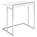 Dani Rectangular Snack Table with Metal Base from Coaster - Luna Furniture