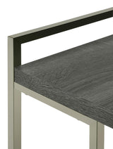 Dani Rectangular Snack Table with Metal Base from Coaster - Luna Furniture