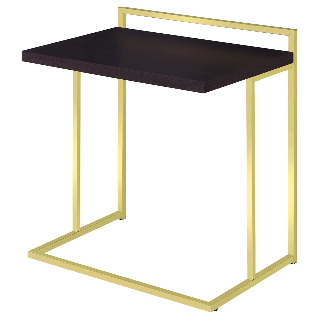 Dani Rectangular Snack Table with Metal Base from Coaster - Luna Furniture