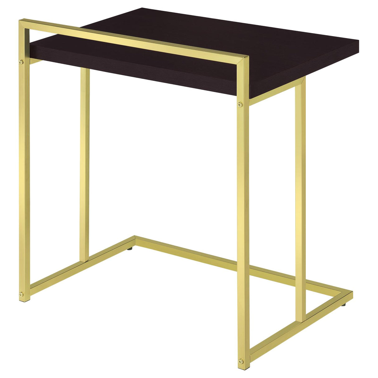 Dani Rectangular Snack Table with Metal Base from Coaster - Luna Furniture