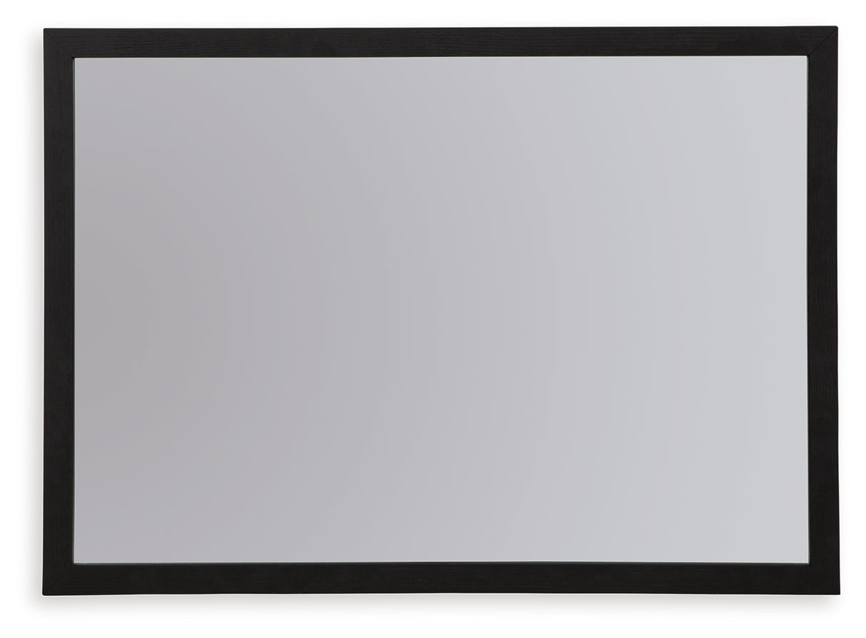 Danziar Black Bedroom Mirror - B1013-36 - Luna Furniture