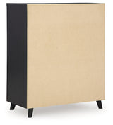 Danziar Black Chest of Drawers - B1013-345 - Luna Furniture