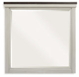 Darborn Gray/Brown Bedroom Mirror from Ashley - Luna Furniture