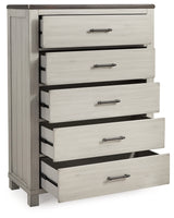 Darborn Gray/Brown Chest of Drawers - B796-46 - Luna Furniture