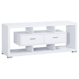 Darien 2-drawer Rectangular TV Console White - 700113 - Luna Furniture