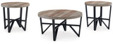 Deanlee Grayish Brown/Black Table from Ashley - Luna Furniture