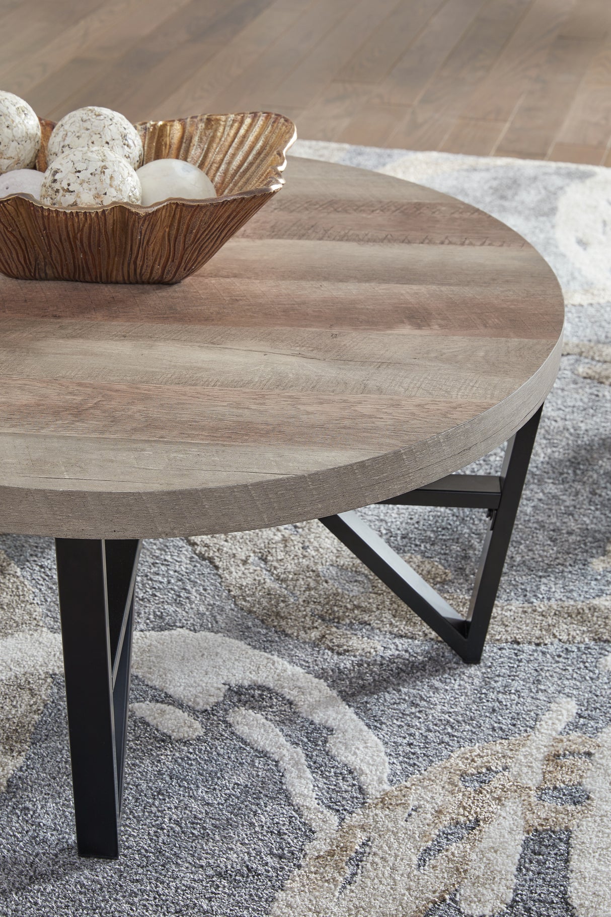 Deanlee Grayish Brown/Black Table from Ashley - Luna Furniture