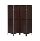 Deepika 4-Panel Folding Screen Tobacco/Cappuccino from Coaster - Luna Furniture