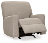 Deltona Parchment Recliner - 5120425 - Luna Furniture