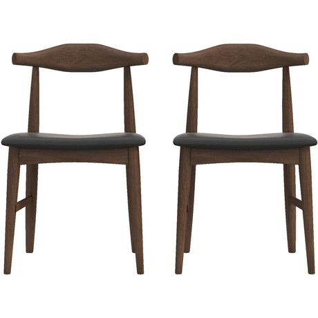 Destiny Dining Chairs (Set of 2) Grey Linen - AFC00030 - Luna Furniture