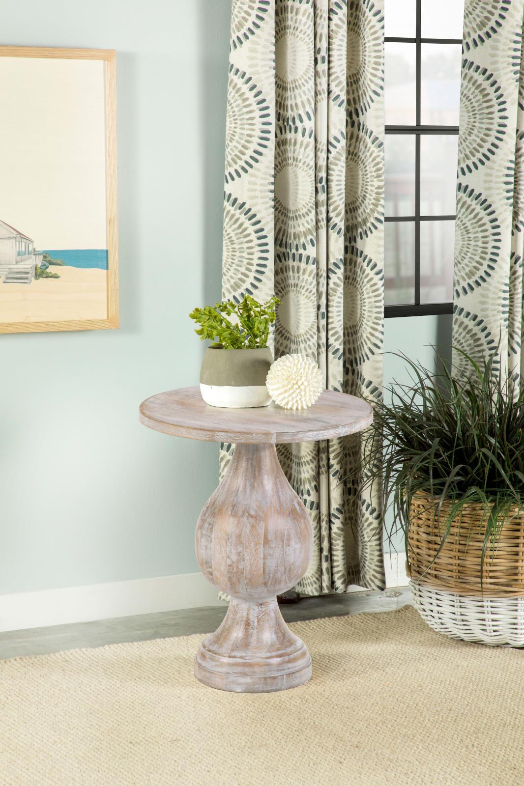 Dianella Round Pedestal Accent Table from Coaster - Luna Furniture