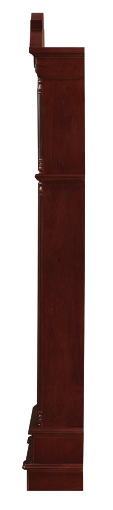 Diggory Brown Red/Clear Grandfather Clock from Coaster - Luna Furniture