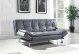 Dilleston Tufted Back Upholstered Sofa Bed Gray from Coaster - Luna Furniture