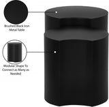 Dimple 2 Piece Modular Nesting End Table Black from Meridian - Luna Furniture