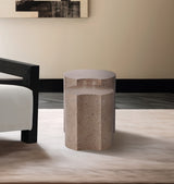 Dimple 2 Piece Modular Nesting End Table Taupe from Meridian - Luna Furniture