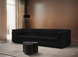 Dimple 3 Piece Modular Nesting Coffee Table Black from Meridian - Luna Furniture