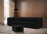 Dimple 4 Piece Modular Nesting Coffee Table Black from Meridian - Luna Furniture