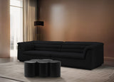 Dimple 5 Piece Modular Nesting Coffee Table Black from Meridian - Luna Furniture