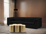 Dimple 5 Piece Modular Nesting Coffee Table Gold from Meridian - Luna Furniture