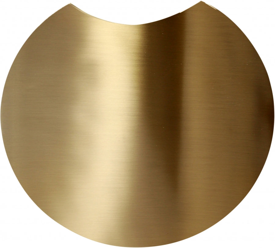 Dimple End Table Gold from Meridian - Luna Furniture