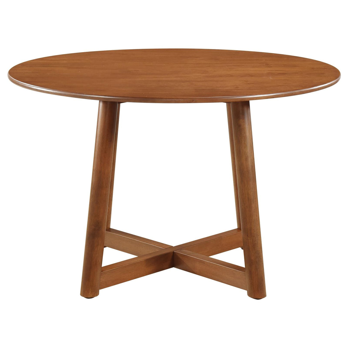 Dinah Round Solid Wood Dining Table Walnut from Coaster - Luna Furniture