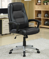 Dione Black Adjustable Height Office Chair from Coaster - Luna Furniture