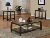 Dixon 3-piece Coffee Table Set Espresso from Coaster - Luna Furniture