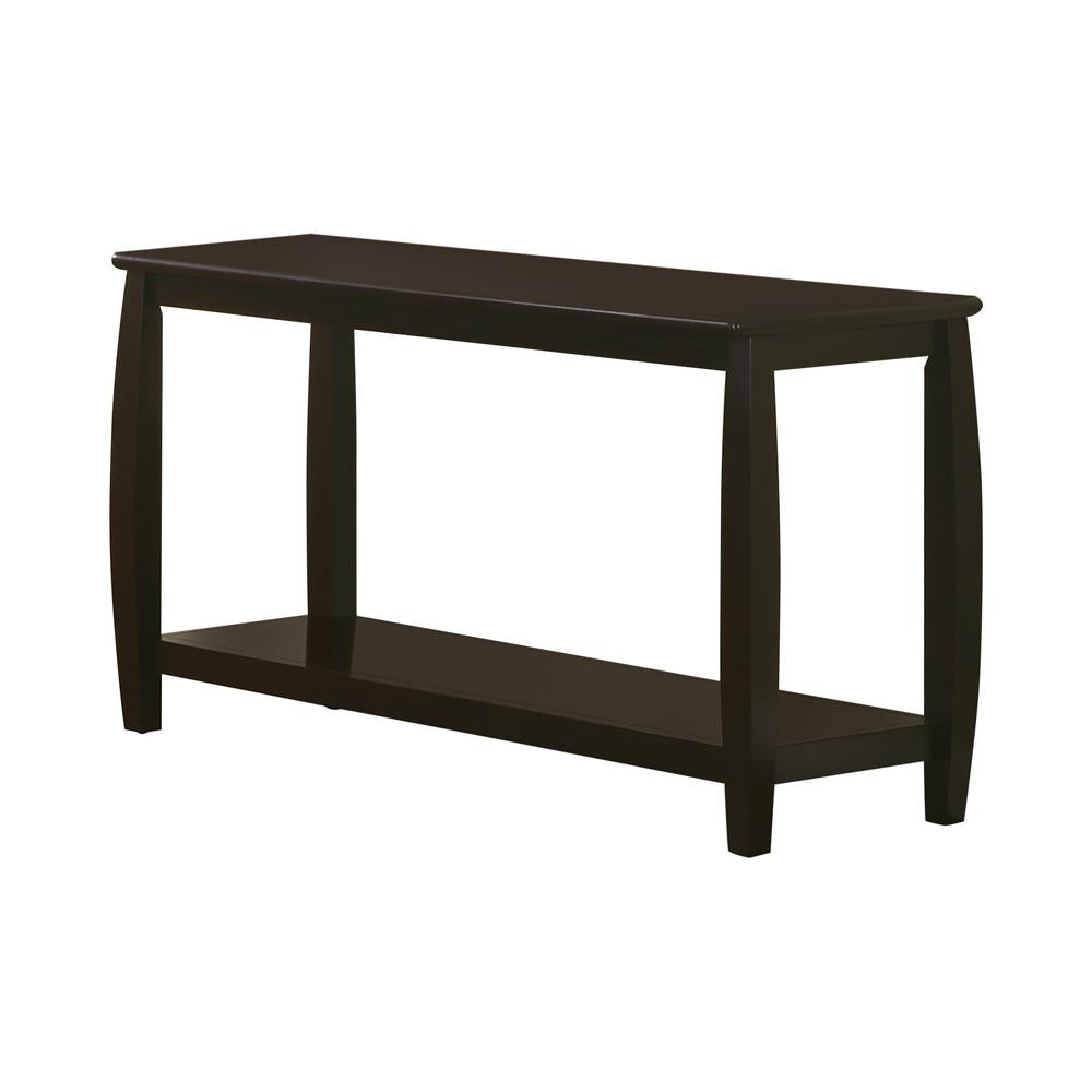 Dixon Rectangular Sofa Table with Lower Shelf Espresso from Coaster - Luna Furniture