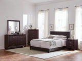 Dorian Brown/Dark Cocoa 4-Piece California King Bedroom Set from Coaster - Luna Furniture