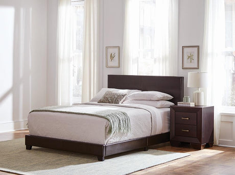 Dorian Brown/Dark Cocoa 4-Piece California King Bedroom Set from Coaster - Luna Furniture