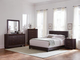 Dorian Brown/Dark Cocoa 4-Piece Queen Bedroom Set from Coaster - Luna Furniture