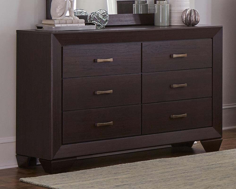 Dorian Brown/Dark Cocoa 5-Piece Twin Bedroom Set from Coaster - Luna Furniture