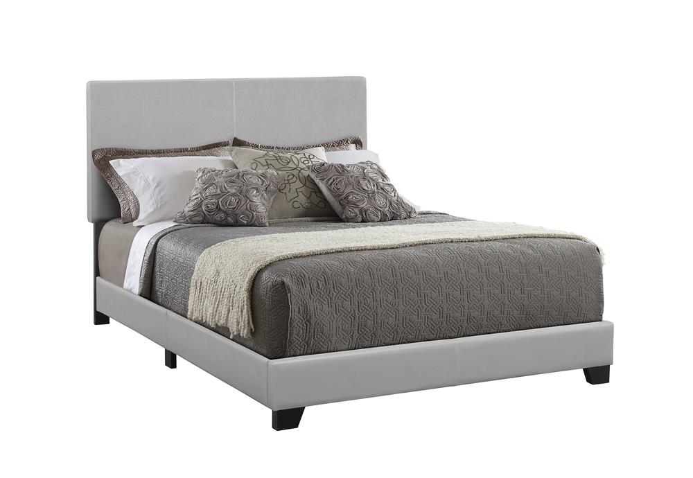 Dorian Upholstered Eastern King Bed Gray from Coaster - Luna Furniture