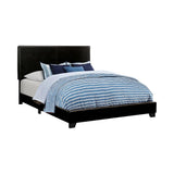 Dorian Upholstered Queen Bed Black from Coaster - Luna Furniture