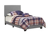 Dorian Upholstered Twin Bed Gray from Coaster - Luna Furniture