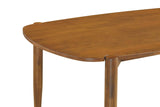 Dortch 5-piece Oval Solid Wood Dining Set Walnut - 108461-S5 - Luna Furniture